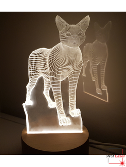 3D ночник "Кот"