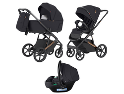 Коляска 3в1 Carrello Sigma CRL-6529 Iridium Black 2025