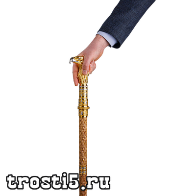 Эксклюзивная деревянная трость ручной работы с клинком