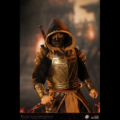 Скорпион, Ханзо Хасаши (Mortal Kombat 2021) - Коллекционная ФИГУРКА 1/6 Representative from Hell—Warrior Scorpion (EX049) - POPTOYS