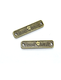 Бирка Hand made антик 2 см