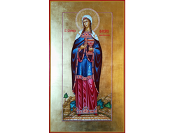 Варвара Илиопольская, Святая великомученица. Рукописная мерная икона.