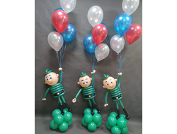 фигура "солдатик и шарики"