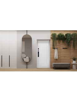Стальная дверь   Сапсан (биометрический замок Smart lock DZ 888)