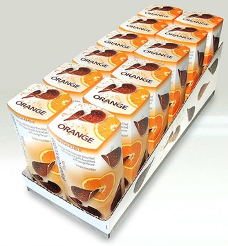 Бельгийские шоколадные чипсы Оранж 80гр (12)