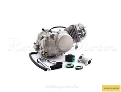 Двигатель в сборе YX 153FMI (S97) 125см3, кикстартер, запуск на любой передаче