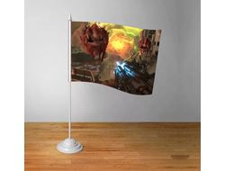 Флажок настольный Doom/ Дум №4