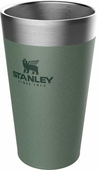 Термостакан STANLEY Adventure Stacking Vacuum Pint, 0.47л, зеленый