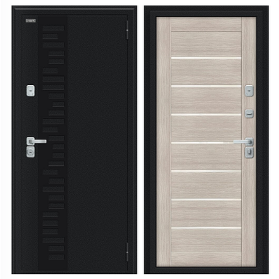 Thermo Техно Декор-2 Букле черное/Cappuccino Veralinga