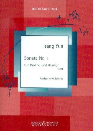 Yun, Isang Sonate Nr.1 für Violine und Klavier