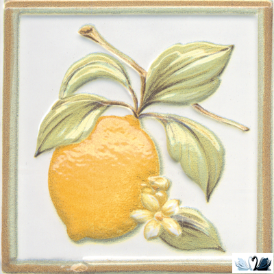 Декор Kerama Marazzi Капри Лимончики 9.9x9.9 см глянцевый