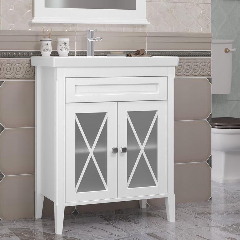 КОМПЛЕКТ МЕБЕЛИ ПАЛЕРМО 70 БЕЛЫЙ (АКЦИЯ)