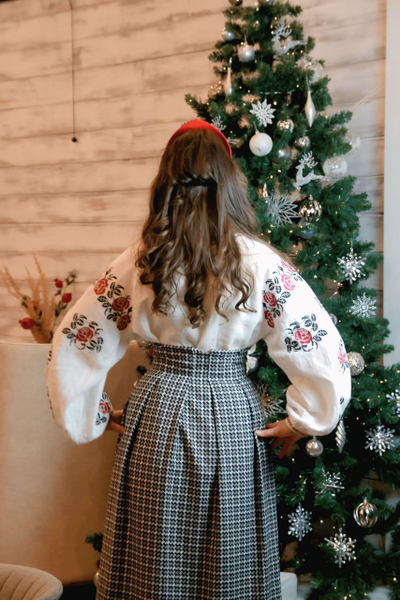 Юбка Гусиная лапка