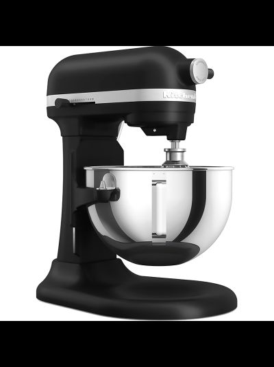 Миксер профессиональный KitchenAid, Heavy Duty, чаша 5,2 л., черный матовый, 5KSM55SXXEBM