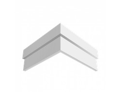 Универсальный элемент- Наличник (молдинг) для обрамления дверей, окон и любых проёмов из архитектурного ЛДФ- декора Ultrawood (Ультравуд) N 8513