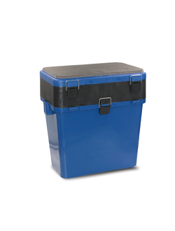 Ящик рыболовный зимний #02 пластиковый (размер: 330х210х270/380 мм -  объем: 19 л)