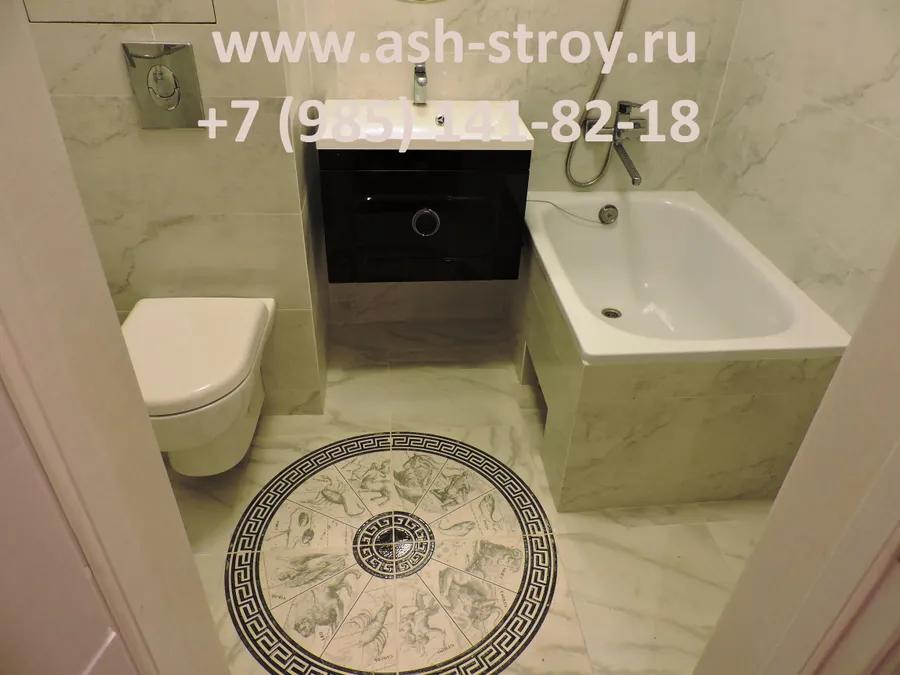 Капитальный ремонт однокомнатной квартиры г. Домодедово. 3D панели в интерьере