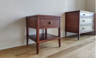 Тумба прикроватная с ящиком, в стиле модерн.