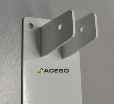 Откидной настенный поручень для унитаза окрашенный, белый