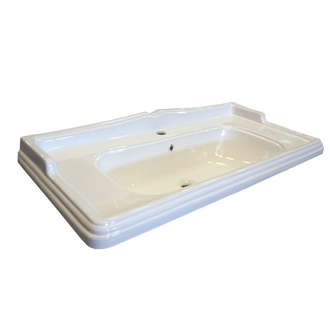 Зеркало "Монако-100" белый глянец