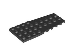 Wedge, Plate 4 x 9 with Stud Notches, Black (14181 / 6048849 / 6290979)