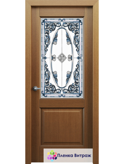 Витражная пленка, витражная пленка самоклеющаяся, пленочный витраж с классическим рисунком