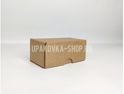 Коробка с откидной крышкой 135*75*60 мм БУРЫЙ
