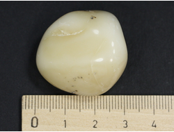 Опал Желтый, галтовка, Казахстан (31*29*19 мм, вес: 20 г) №19083