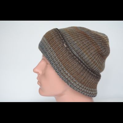 Мужская шапка с отворотом Vizio 110 CRY коричневая фото