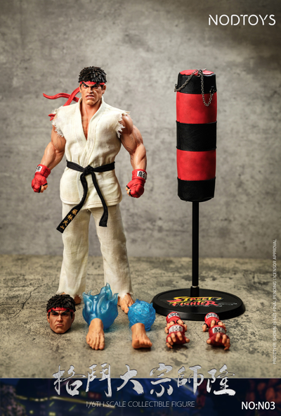 ПРЕДЗАКАЗ - Рю (серия Street Fighter) - Коллекционная фигурка 1/6 Fighting Grandmaster Ryu (NOD-N03) - NODTOYS ?ЦЕНА: 24500 РУБ.?