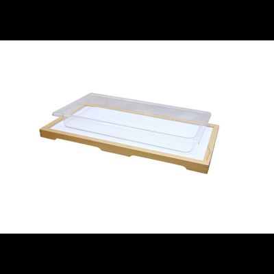 Лоток для игры с водой прозрачный (Прямоугольный)