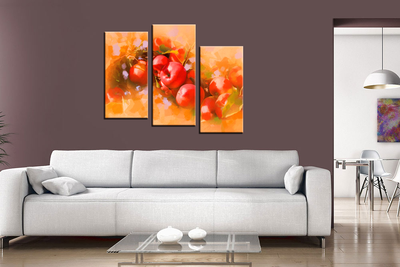 Модульная картина "Яблочное утро"