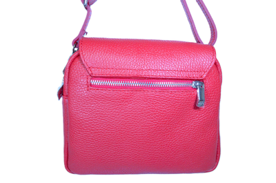 Сумка Италия кожа красная