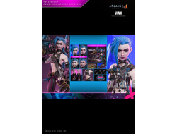 ПРЕДЗАКАЗ - Джинкс  (Аркейн, Лига Легенд) - Коллекционная ФИГУРКА 1/6 "League of Legends: War of Two Cities II" Jinx (TMS137) - Hot toys ?ЦЕНА: 43900 РУБ.?