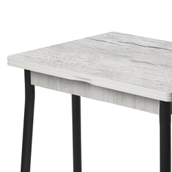 Дуэт 4 Стол 600*800 раскладной дуб канадский/черный муар 2.1