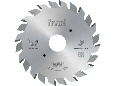 100x2.8/3.6х20; Z12+12 Диск пильный подрезной составной Freud LI16M BA3