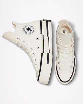 Кеды Converse Chuck 70 Plus белые высокие