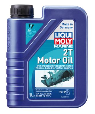 Масло моторное Liqui Moly Marine 2T Motor Oil (Минеральное) - 1 Л (25019)