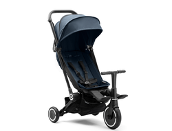 Трехколесный складной велосипед-коляска SmarTrike Traveler Midnight Blue