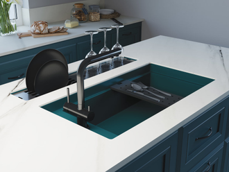 ВСТРАИВАЕМАЯ СУШКА ДЛЯ ПОСУДЫ DRY-03 PRO WG (4999066) WIND GREEN