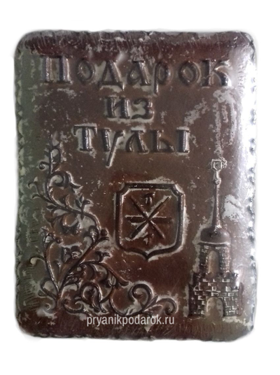 Тульский пряник "Подарок"в деревянной коробке  с фруктовой начинкой 5000 гр.