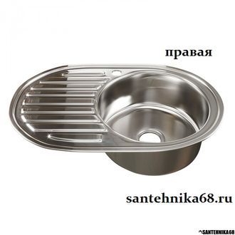 mojka nerzhaveyushaya dlya kuhni ovalnaya