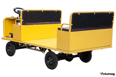 Платформенная тележка электрическая RuTrike ПОСТ ПАССАЖИР