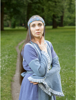 Платье "Лебёдушка" крапива