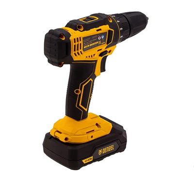 Дрель-шуруповерт аккумуляторная Denzel CDL-18-01CB, Li-Ion, 18 В, 1 акб