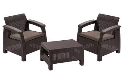 Комплект мебели Корфу Уикенд коричневый