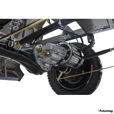 Грузовой электротрицикл Rutrike D4 1800 60V1500W синий