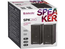 Акустическая система 2.0 Defender SPK 240 (65224), 2.0 система 6 Вт, питание от USB