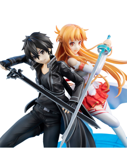 Фигурка 1/7 Асуна и Кирито (Asuna, Kirito SAO 10th Anniversary)