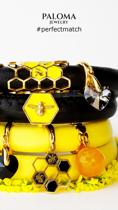 Подвеска-кольцо Соты МОХНАТЫЙ ШМЕЛЬ Collection